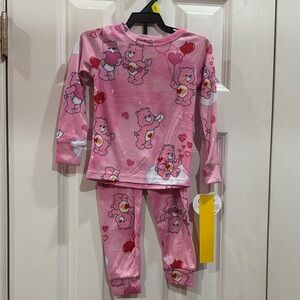 NEW Pink Kids Pajamas with Bear Print size 3T